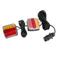 LED Taillight Rear Lamp Red Yellow Turn Signal Light Safety Warning for
