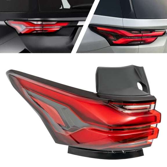 LED Taillight for 2022-2024 Chevrolet Traverse, Left Side Outer Tail Lamp, Direct Fit Replacement Left Outer Tail Light