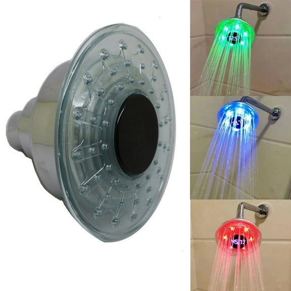 LED Temperature Sensor Shower Head: 3 Color Changing Modes for a Safe, Stylish