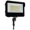 thumbnail image 1 of LED Tempered Glass Flood Light w/ CCT Tunable ColorQuick Bronze Finish, 1 of 7