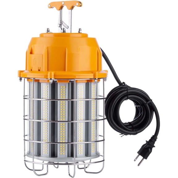 LED Temporary Work Light 150W 5000K 18000 Lumen Outdoor Construction Light with 10 ft Cord IP65 Rated Bestseling