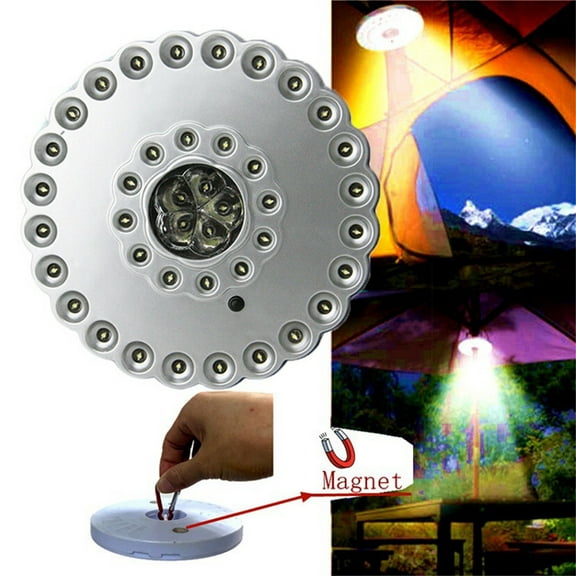 LED Tent Camping Lantern with 41 Bright LEDs, 3 Lighting Modes, Battery-Powered Portable Outdoor Light for Hiking, Fishing, Emergency, and Reading