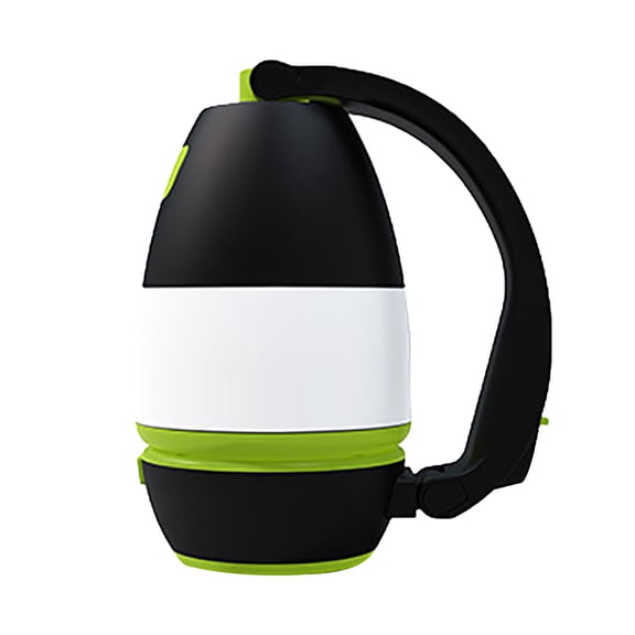 LED Tent Lamp, Green Multifunction USB Camping Light, Portable Rechargeable Emergency Table Lantern for Outdoor
