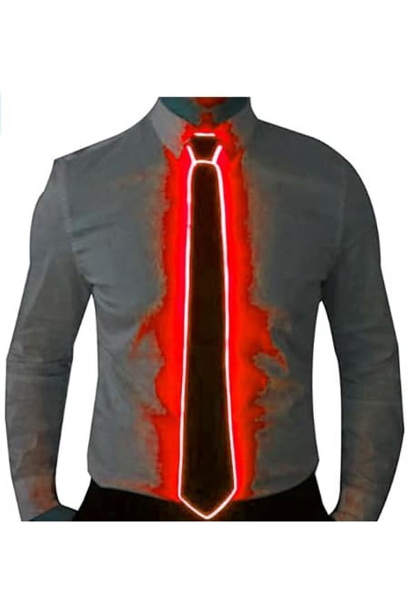 LED Tie, Light Up Tie Light Up Neck Ties Man Light Up Fanny Ties Novelty Necktie For Men LED Light Up Ties