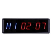 LED Timer Clock Interval Timer 1.5in LED Digital Display Count Down/Up Clock With Remote For Home Gym Office