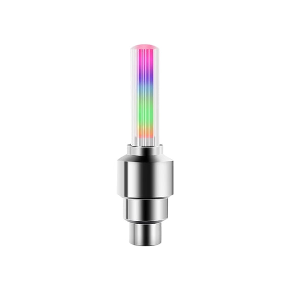 LED Tire Valve Stem Wheel Lights with Motion Sensor for Bikes, Motorcycles & Cars – Vibration Activated, Weather-Resistant Safety and Night Visibility