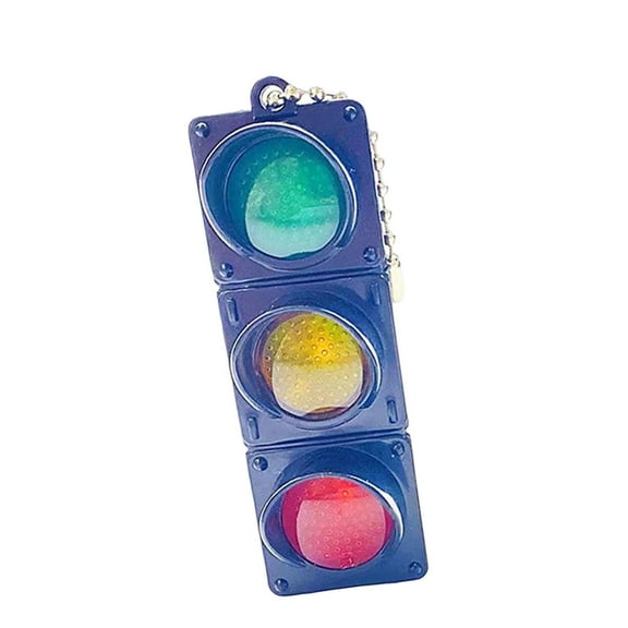 LED Traffics Light Keychain Pendant Traffics Signals Keyring Traffics Light Pendant for Bags and Keys with Realistic Design