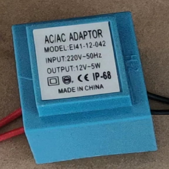 LED Transformer 12V Power Supply AC/AC 5-80W Outdoor Power Supply Transformer With EU Plug IP67 For LED Lighting Swimming Pool