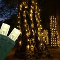 thumbnail image 1 of LED Tree Trunk Wrap Lights, Tree Wrap Christmas Lights, Easy Christmas Yard Lights (100 Lights, 2' x 6' Net, Warm White Lights, Green Wire), 1 of 9