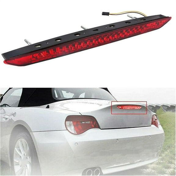 LED Trunk 3rd Third Brake Stop Rear Tail Light Red Lens For BMW Z4 E85 2002-2008