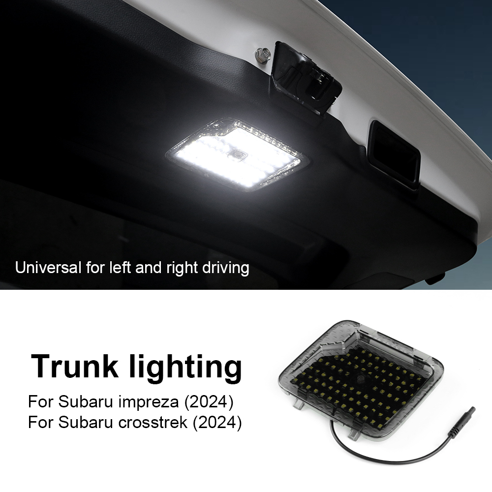 Luces LED para Cajuela de 2024 Subaru Crosstrek Lámpara Superior de Cajuela Luces de Portón Accesorios Interiores para Auto