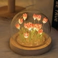 thumbnail image 1 of LED Tulip Night Light, DIY Tulip Night Light,Romantic Tulip Ambient Light, Tulip Small Table Lamp Decoration, Simulation Flower Light for Lovers Gifts, 1 of 8