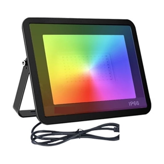 LED Tuya intellint RGB spotlight outdoor lighting 30W 50W 100W adjustable light with voice control floodlight - Wide Angle Beam