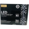 thumbnail image 1 of LED Twinkle Cluster Lights 24.9Ft White w/ Clear Strand Connect End to End - 24.9 Feet, 1 of 5