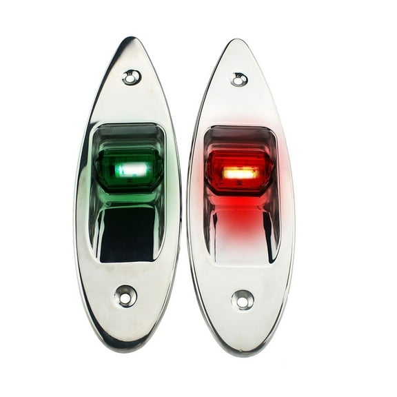 LED Two-Color Universal gation Marine Boat Signal Lights Supplies ,Convenient to Use