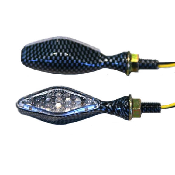 LED ULTRA MINI-MARKER LIGHTS, DIAMOND W/EYELID, C.F. (13 LEDS)