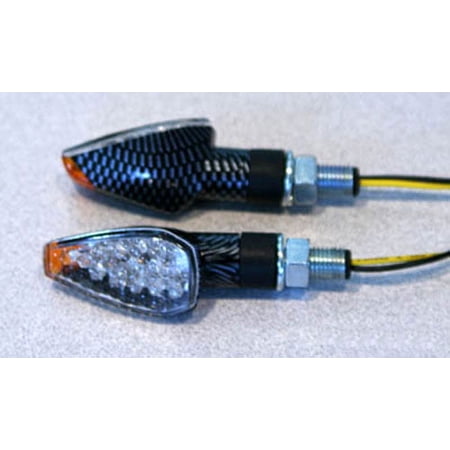 LED ULTRA MINI-MARKER LIGHTS TRIANGLE W/AMBER TIP C.F. SHOR