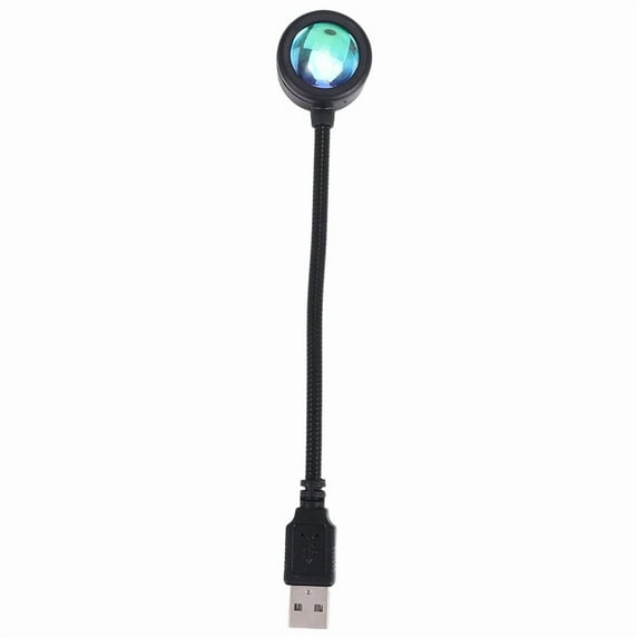 LED USB Sunset Lamp Night Light Projector Birthday Decoration Portable Mood Light for Bedroom Living ,Sun