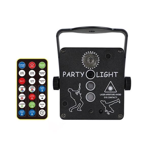 LED UV Charging Projection Lights RBG DJ Bar Ballroom Disco Light Wedding Party Light Christmas Halloween Light ,Easy to Carry