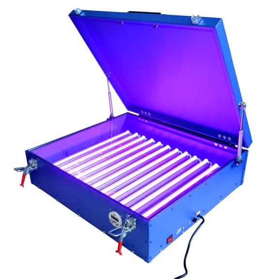 LED UV Exposure Unit 25"28" Silk Screen Printing Light Box 110/220V Universal
