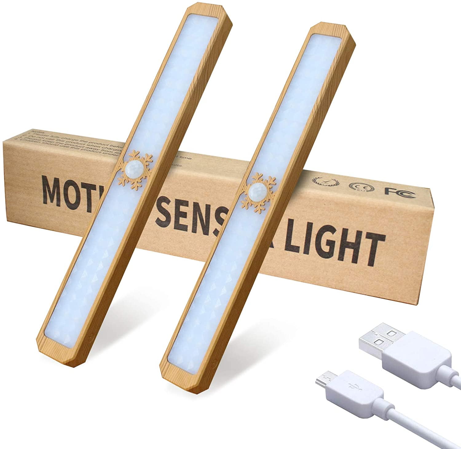 LED Under Lighting Bar, Wireless Motion Sensor Closet Light