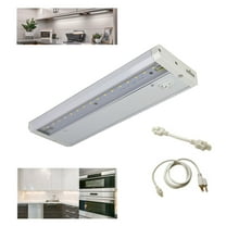 LED Under-Cabinet or Closet Lights - Dimmable, Direct Wire or Plug-in, 400 Lumens, 3000K Warm White, 12-Inch