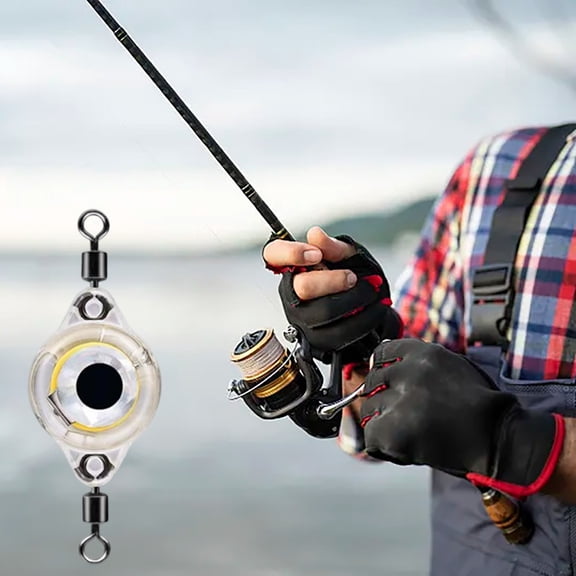 LED Underwater Fishing Lures, LED Lighted Bait Flasher,Deep Drop Fishing Lures, Fish Eye Attractive Light Bait Lure Lamp 5PCS