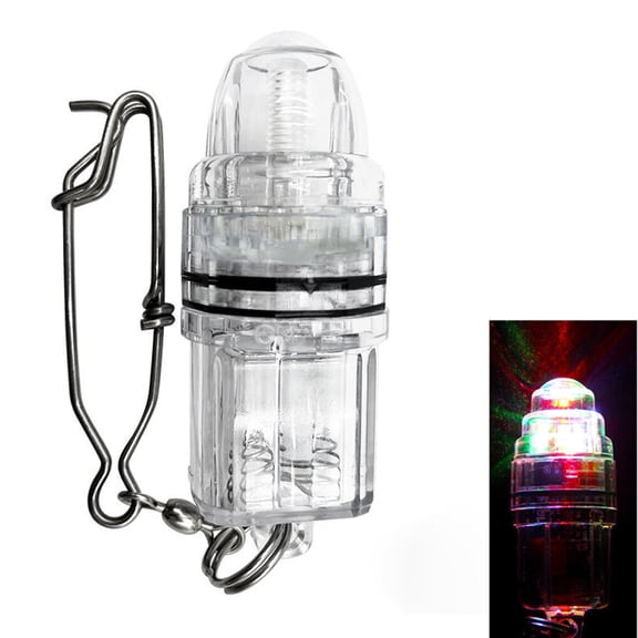 LED Underwater Fishing light Deep Drop Night Lamp COLORFUL FLASH Fish LED Light
