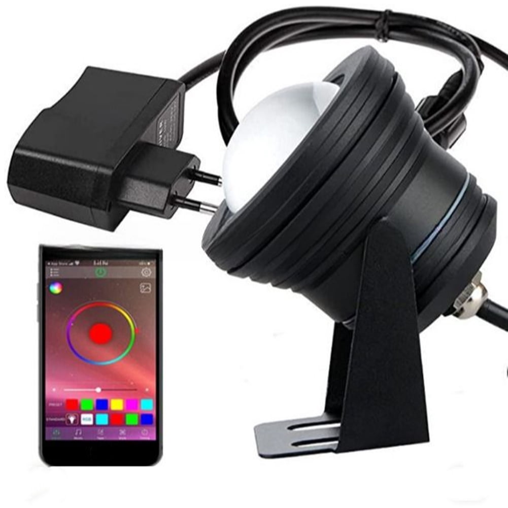 LED Underwater Pond Light, Remote Control Colored RGB Landscape ...