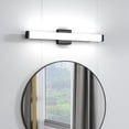 thumbnail image 1 of LED Vanity Light Bar, 25-Inch Dimmable Bathroom Wall Sconce, Matte Black Finish Modern, 1 of 11