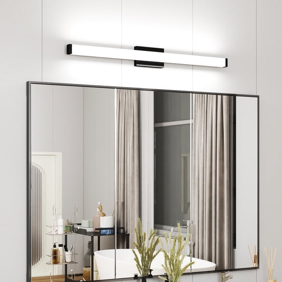 LED Vanity Light Bar, 41-Inch Dimmable Bathroom Wall Sconce, Polished Chrome Finish Modern