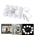 thumbnail image 1 of LED Vanity Lights For Mirror, Makeup Vanity Mirror Lights With 10 Dimmable Bulbs Brightness Adjustable USB Cable for Makeup Dressing Room Bathroom, White Light 6500K, 1 of 6