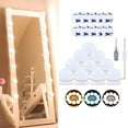 LED Vanity Lights for Mirror with 10 Dimmable Bulbs, Vanity Lights