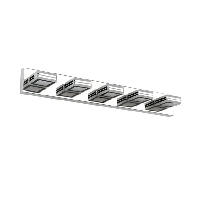 LED Vanity Mirror Light Fixture, 5 Light LED Acrylic Makeup Mirror Light, 180° Rotatable Joint Light Head