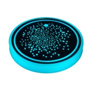 LED Vehicle Coasters Lights USB Charged with 7 Color for Interior Environment
