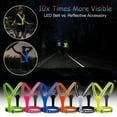 thumbnail image 1 of LED Vest under $5! Xqxayjr LED Reflective Vest with Strap, High Visibility Safety Vest for Running and Cycling, Adjustable LED Light Vest for Night Sports and Motorcycle, 1 of 9