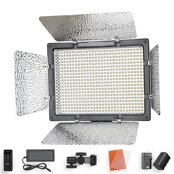 LED Video Light Panel With Adjustable Color Temperature 3200K-5500K Photographic Studio Lighting ,Easy to Use