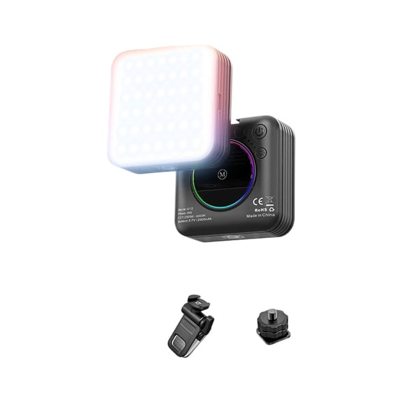 LED Video Light Portable Photography On Camera 2500K-9000K Lighting Cold Shoe For DSLR Camera Camcorder