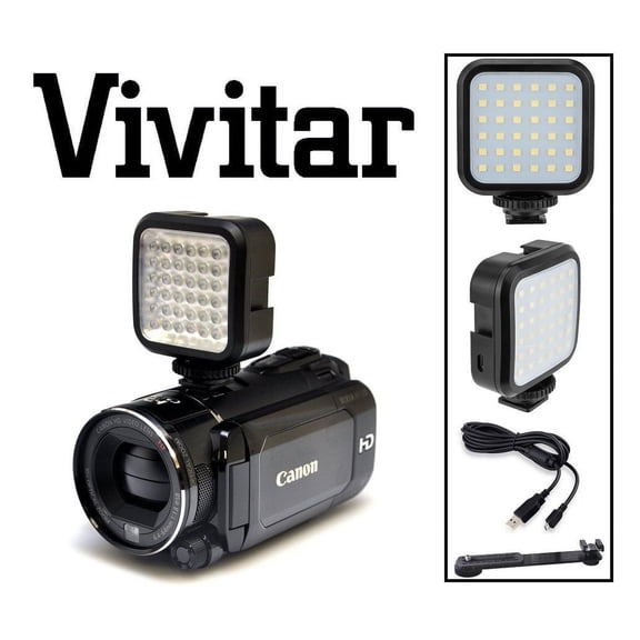 LED Video Light With Kit For Sony HDR-PJ440 HDR-CX440 HDR-CX405 & OTHER MODEL