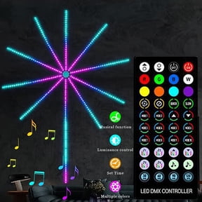 LED Voice Controlled Lamp Voice Activated Drum Lantern, RGB Dream Color LED Strip Lights 60/30 LEDs, Music Sync Sound Sensing Smart Light for Parties, Home Decor, TV Backlight, USB Powered