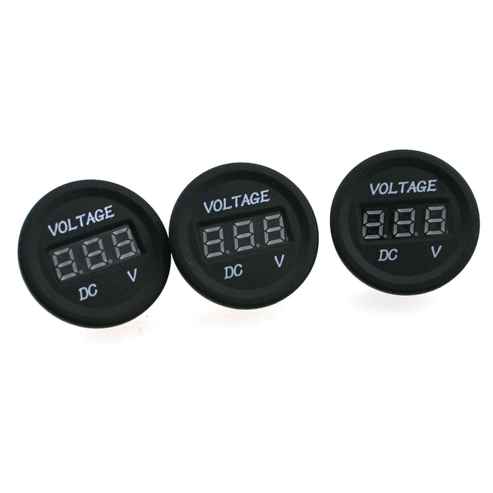 DC 4.5-30V Voltmeter Two-Wire Mini LED Digital Two Line Precision Voltage Meter Volt Detector