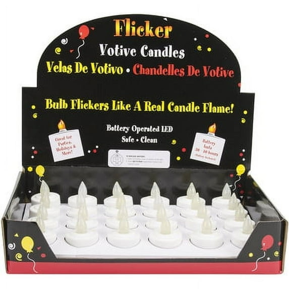 LED Votive Flicker Candle White(D0102HH8DA2.)