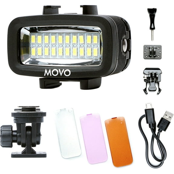 Movo Photo LED-WP Underwater High-Power Rechargeable LED Video Light