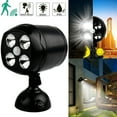 thumbnail image 1 of LED Walkway Security Light Waterproof Battery Powered Motion Sensor Landscape Lamp, 1 Pack, Wall Mount, Black, 1 of 8