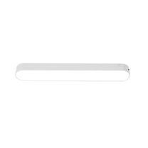 LED Wall Lamp - Adjustable Color Temperature (3000K/4500K/6500K) - Wireless Battery-Powered Decorative Light for Living Room, Corridor, Hotel Entrance - White Plastic, 28cm Size