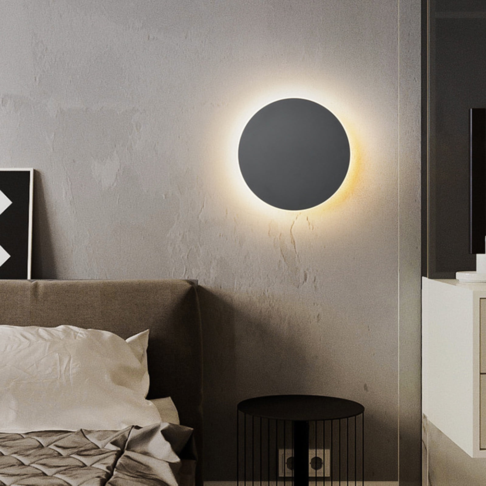 LED Wall Lamp Indoor Up Down Light | 10W Black Die-Cast Aluminum | Warm ...