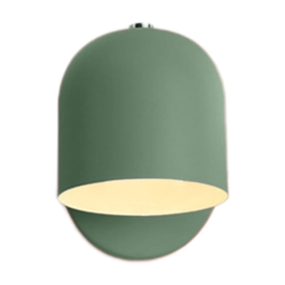 LED Wall Lamp - Modern Wall Light for Bedroom, Study, and Hallway, Space-Saving, Decorative Bedside Lighting,Green