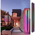 thumbnail image 1 of LED Wall Lamp Outdoor Modern Waterproof IP67 Porch Garden Long Wall Light & Indoor Bedroom Bedside Decoration Lighting Lamp (UL Classified) (RGBCW, 40INCH), 1 of 18