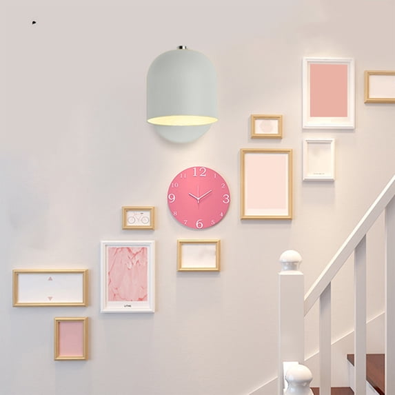 LED Wall Lamp, Study Bedroom Bedside Iron Mounted Lamp with Energy-Saving Light Source for Entrance Hall Hotel Room Use, Decorative Adjustable Wall Sconce for Reading and Ambient Lighting