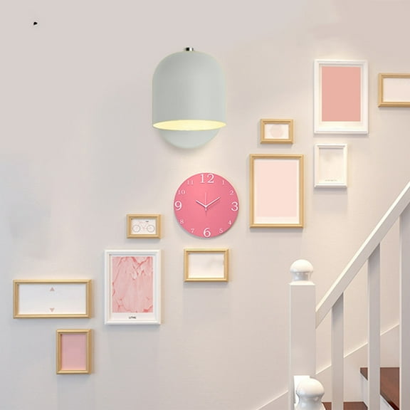 LED Wall Lamp, Study Bedroom Bedside Iron Mounted Lamp with Energy-Saving Light Source for Entrance Hall Hotel Room Use, Decorative Adjustable Wall Sconce for Reading and Ambient Lighting